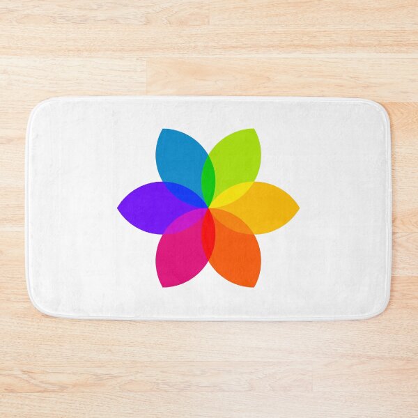 Item preview, Core Flower of Life | Rainbow Colour Blend Petals_FIT ⚪️ White designed and sold by Re.SOURCE.