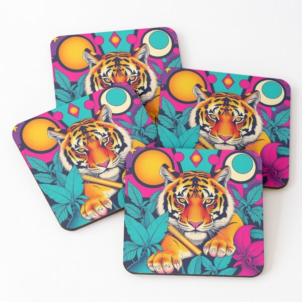 Item preview, Psychedelia Animali 1 Tiger designed and sold by George Hutton Hunter.