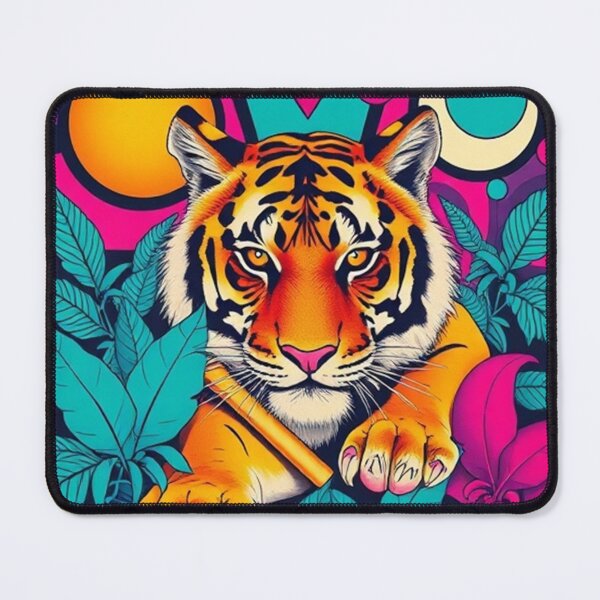 Item preview, Psychedelia Animali 1 Tiger designed and sold by George Hutton Hunter.