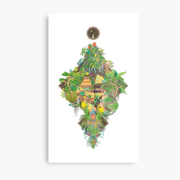 Junk Garden Metal Print