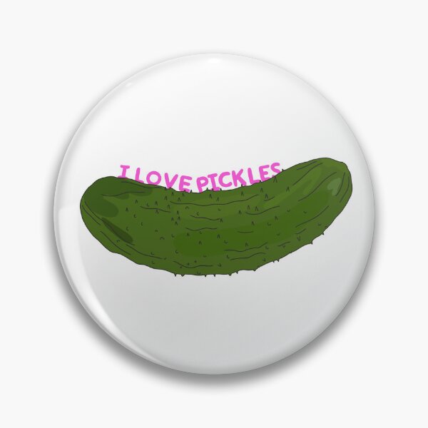 Aperçu de l'œuvre J'adore les cornichons créée et vendue par PeachCatDesigns.
