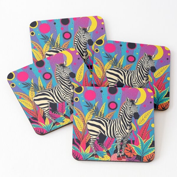 Item preview, Psychedelia Animali 3 Zebra designed and sold by George Hutton Hunter.