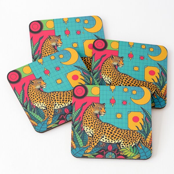Item preview, Psychedelia Animali 4 Leopard designed and sold by George Hutton Hunter.