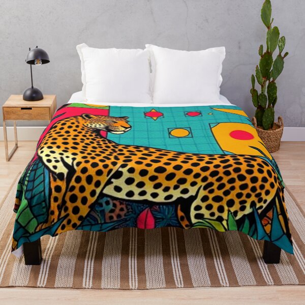 Item preview, Psychedelia Animali 4 Leopard designed and sold by George Hutton Hunter.