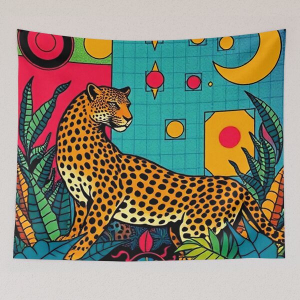 Item preview, Psychedelia Animali 4 Leopard designed and sold by George Hutton Hunter.