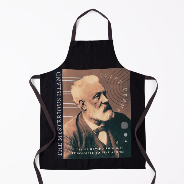 Item preview, Jules Verne quote: I die of having thought it possible to live alone! designed and sold by artbleed.