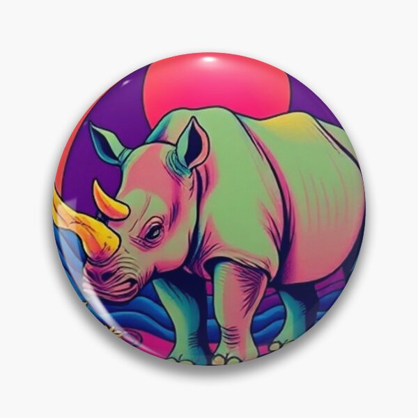 Item preview, Psychedelia Animali 5 Rhino designed and sold by George Hutton Hunter.
