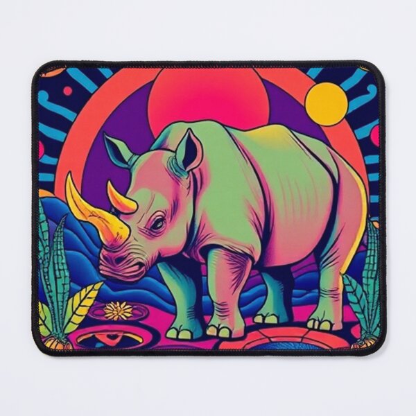 Item preview, Psychedelia Animali 5 Rhino designed and sold by George Hutton Hunter.