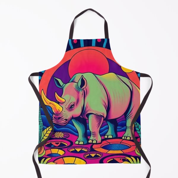 Item preview, Psychedelia Animali 5 Rhino designed and sold by George Hutton Hunter.