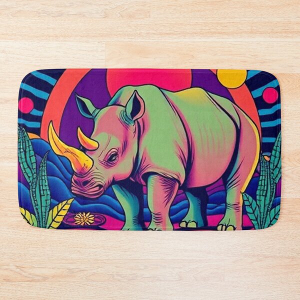 Item preview, Psychedelia Animali 5 Rhino designed and sold by George Hutton Hunter.