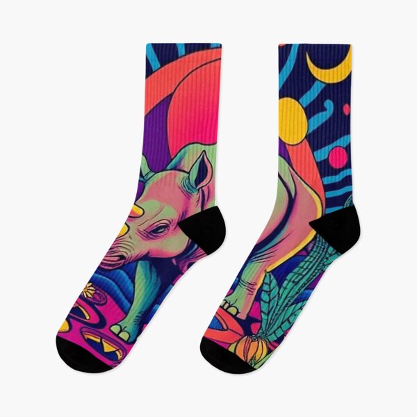 Item preview, Psychedelia Animali 5 Rhino designed and sold by George Hutton Hunter.