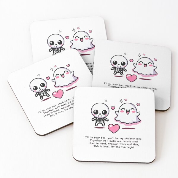Item preview, Little Ghost & Skeleton designed and sold by ToxxicApple.