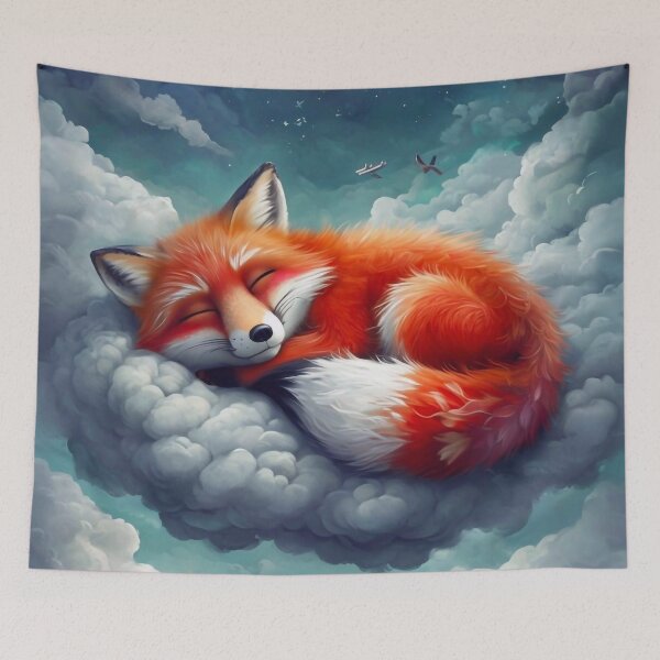 Item preview, Fox in the Clouds designed and sold by M-Y-A-R-T-.