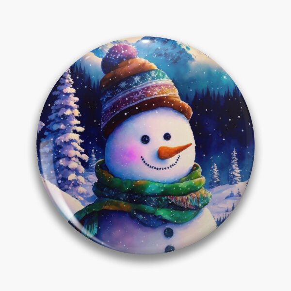 Item preview, Cute Smiling Snowman designed and sold by m-y-A-I-A-R-T-.
