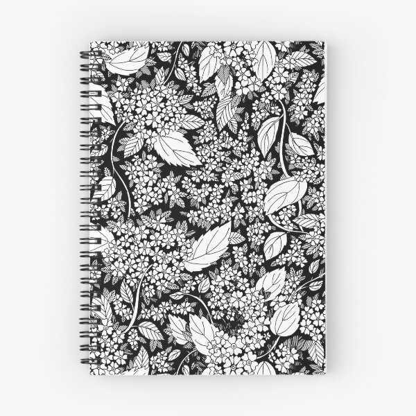 Item preview, flower pattern black & white designed and sold by polamart.