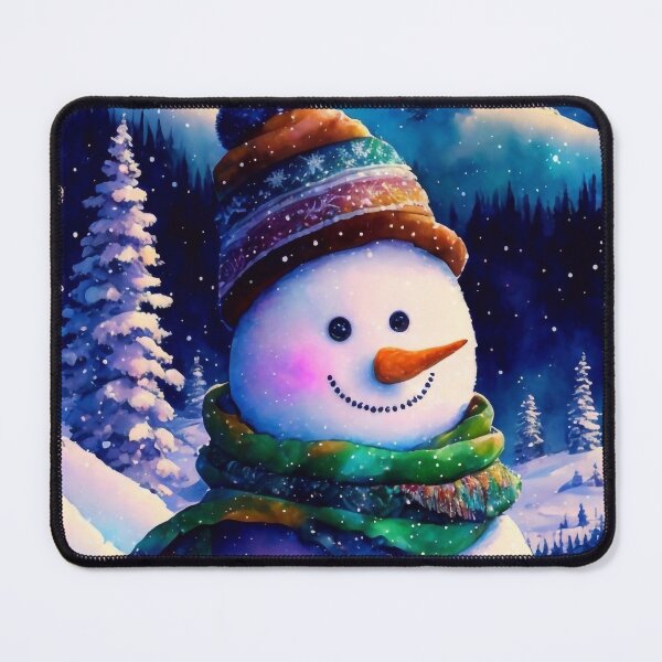 Item preview, Cute Smiling Snowman designed and sold by M-Y-A-R-T-.
