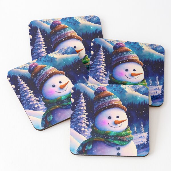 Item preview, Cute Smiling Snowman designed and sold by M-Y-A-R-T-.