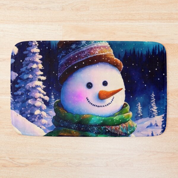 Item preview, Cute Smiling Snowman designed and sold by m-y-A-I-A-R-T-.