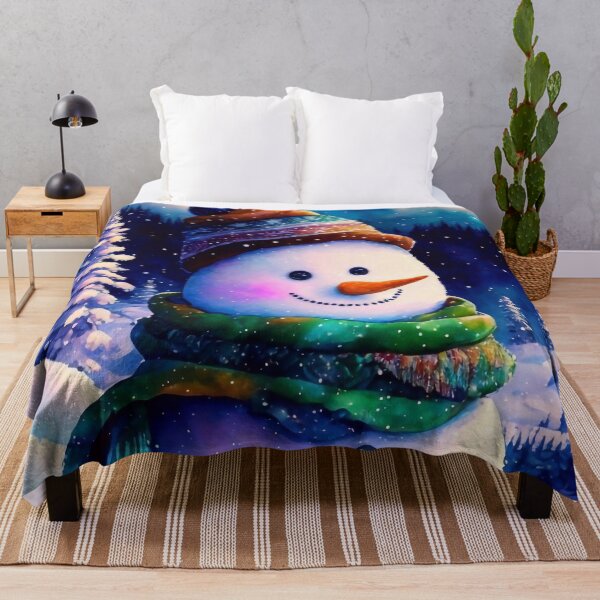 Item preview, Cute Smiling Snowman designed and sold by M-Y-A-R-T-.