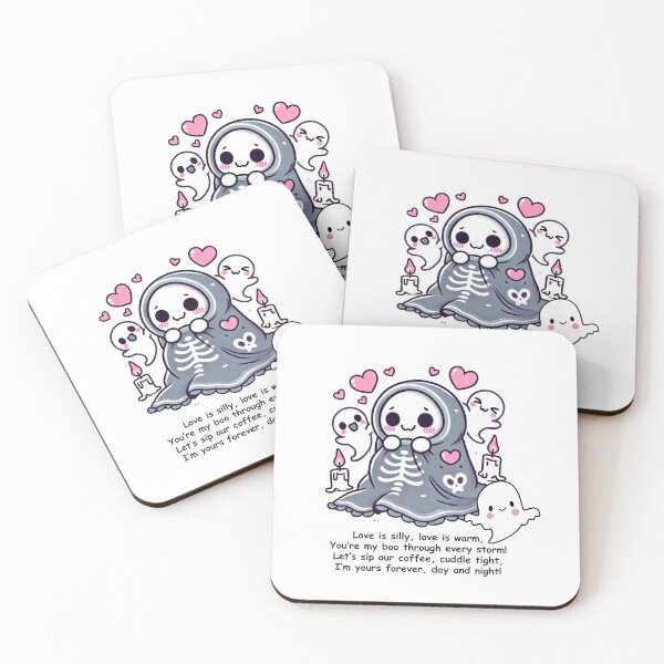 Item preview, My Boo : Pastel Goth Ghost Valentine Poem designed and sold by ToxxicApple.