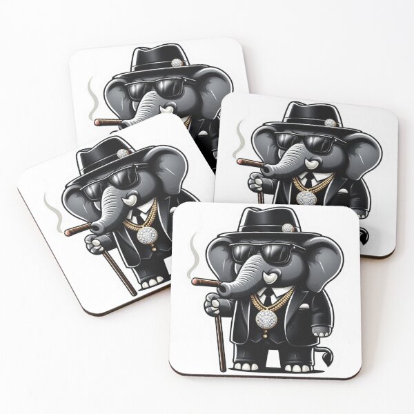 Item preview, Gangster Elephant designed and sold by MillionaireMF.