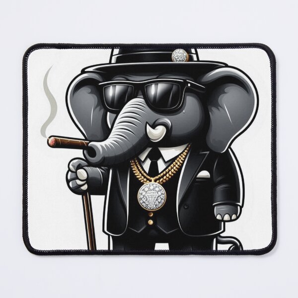Item preview, Gangster Elephant designed and sold by MillionaireMF.