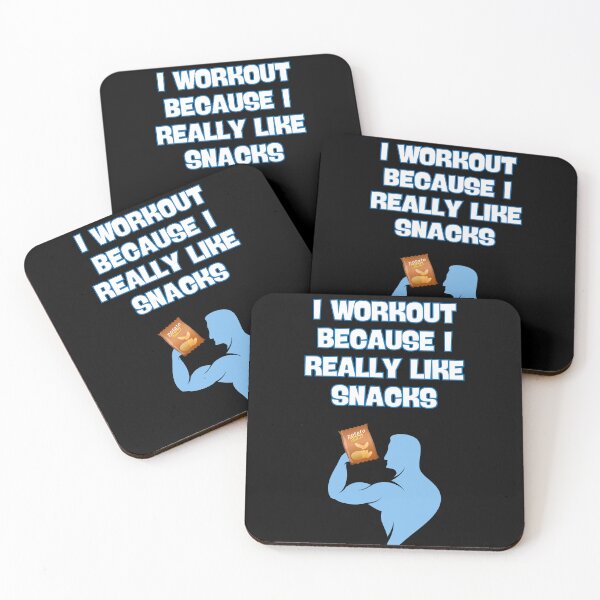 Item preview, I Workout Because I Like Snacks - Funny Fitness Gym Lover designed and sold by TousheArt.
