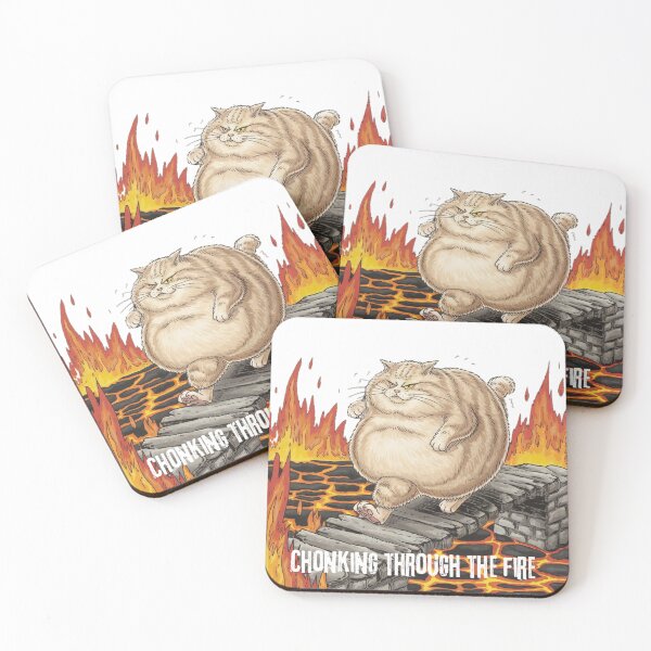 Item preview, Chonking Through the Fire designed and sold by ChonkingHazard.