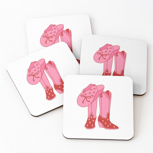 Item preview, Pink cowgirl boots and hat. Cowgirl wears boots. Romance. designed and sold by CoCoArt-Ua.