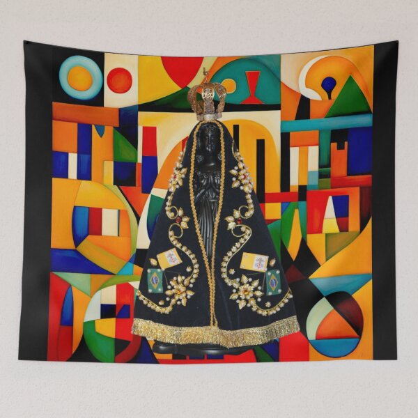 Item preview, Geometrical Our Lady from Brasil  Aparecida designed and sold by Helios Be. Lavsh.