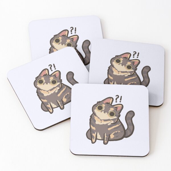 Item preview, Confused cat designed and sold by Mayarart.