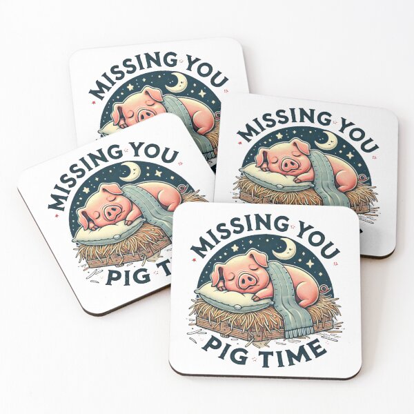 Item preview, Missing You Pig Time designed and sold by Anupios.