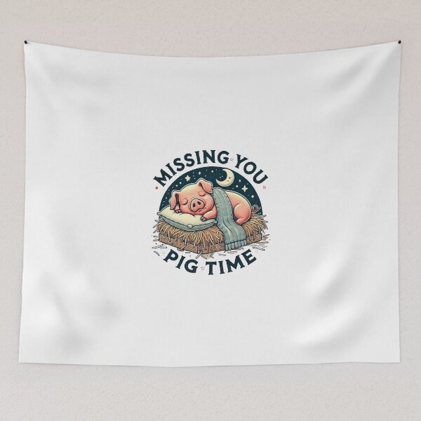 Item preview, Missing You Pig Time designed and sold by Anupios.