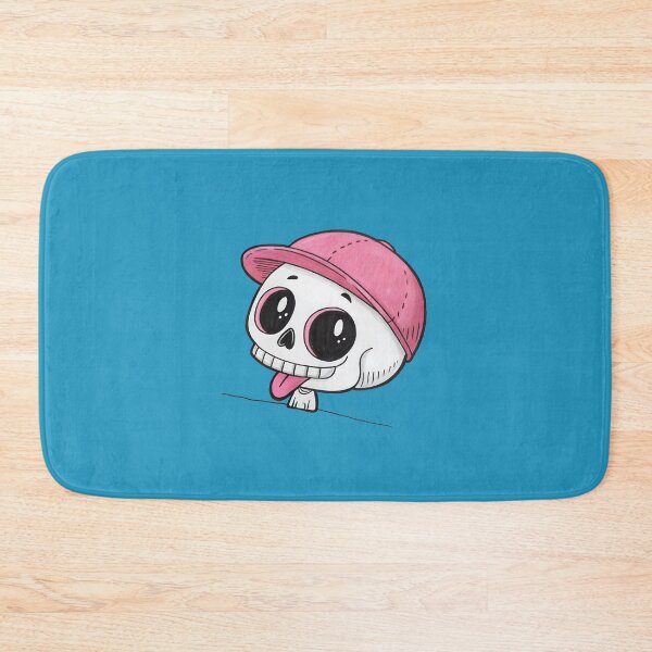 Item preview, zero skateboards funny skeleton skull pink enjoi life designed and sold by bukajart.