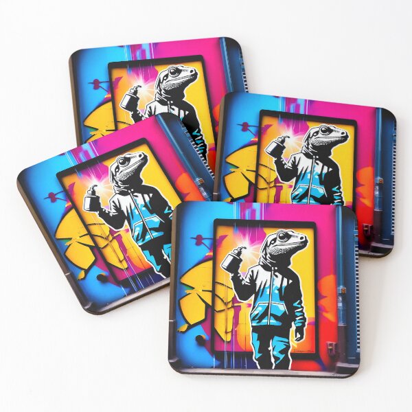 Item preview, Urban graffiti street art Lizard designed and sold by Drone-tees.
