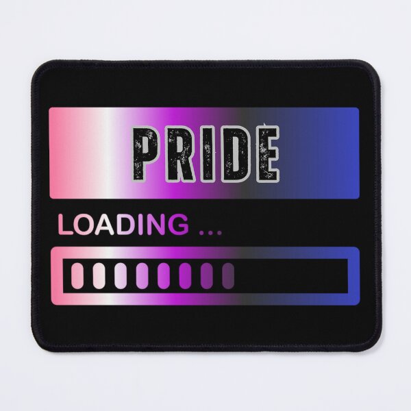 Item preview, Pride Loading, Genderfluid pride flag graphic, Pride Loading Graphic, 2025, Gay Pride Festival, Gay Festival, Love is love, Pride, Love wins, Rainbow Pride, designed and sold by PrideBeProud.