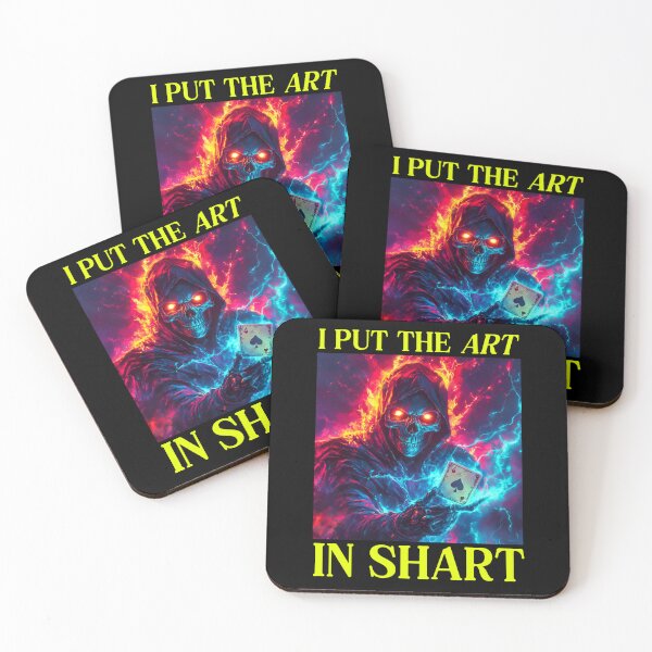Item preview, I Put The Art In Shart Oddly Specific Hard Skeleton designed and sold by RockFireMerch.