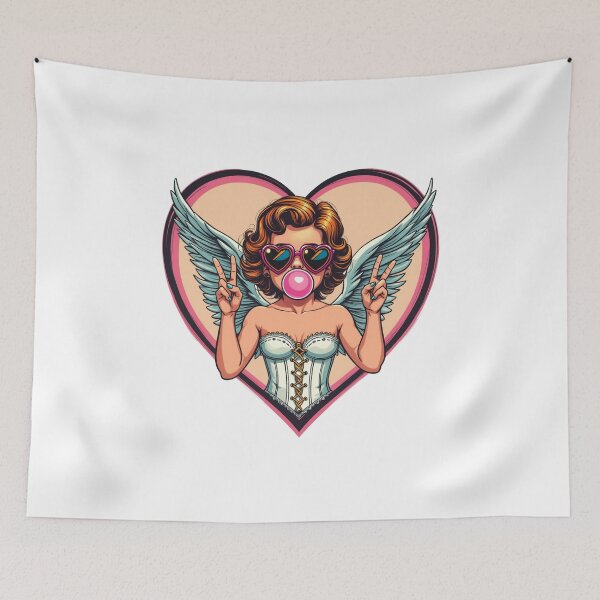Item preview, cupid with heart-shaped sunglasses  designed and sold by jkrphoto.