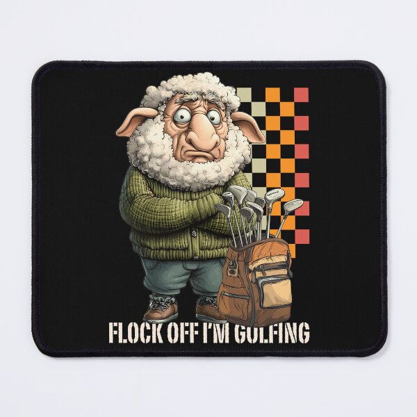 Item preview, Unique Funny Sheep Golf Player Design For Him Dad Grandad designed and sold by MTJ-Mushrooms.