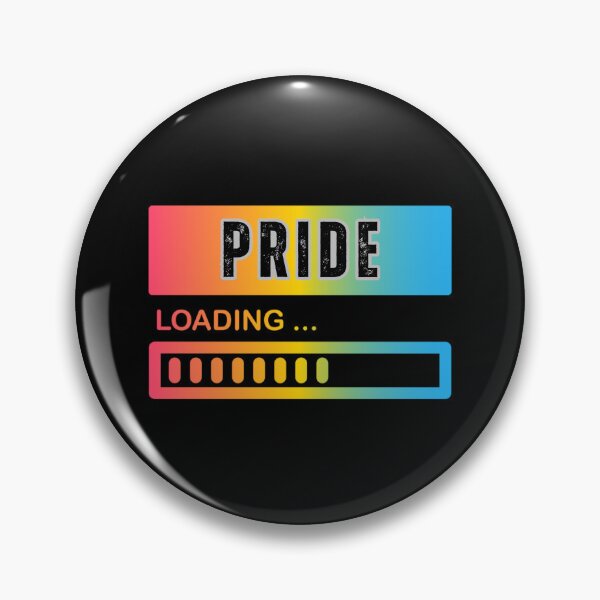 Item preview, Pride Loading, Pansexual pride flag graphic, Pride Loading Graphic, 2025, Gay Pride Festival, Gay Festival, Love is love, Pride, Love wins, Rainbow Pride,   designed and sold by PrideBeProud.