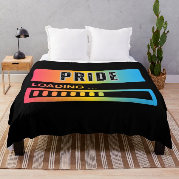 Item preview, Pride Loading, Pansexual pride flag graphic, Pride Loading Graphic, 2025, Gay Pride Festival, Gay Festival, Love is love, Pride, Love wins, Rainbow Pride, designed and sold by PrideBeProud.