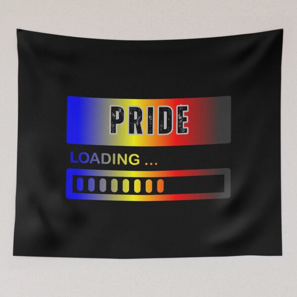 Item preview, Pride Loading, Polyamory pride flag graphic, Pride Loading Graphic, 2025, Gay Pride Festival, Gay Festival, Love is love, Pride, Love wins, Rainbow Pride,   designed and sold by PrideBeProud.