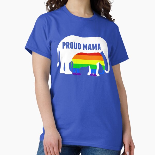 Item preview, Proud LGBTQ Mama Elephant for a Gay Pride Mom designed and sold by Epic Love Designs.