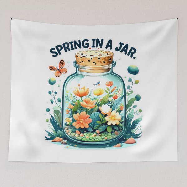 Artikelvorschau, Frühling im Glas: Blühende Blumen und leuchtende Farben entworfen und verkauft von SplashTastic.