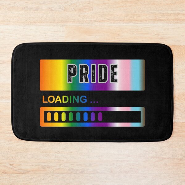 Item preview, Pride Loading, Progress pride flag graphic, Pride Loading Graphic, 2025, Gay Pride Festival, Gay Festival, Love is love, Pride, Love wins, Rainbow Pride,   designed and sold by PrideBeProud.