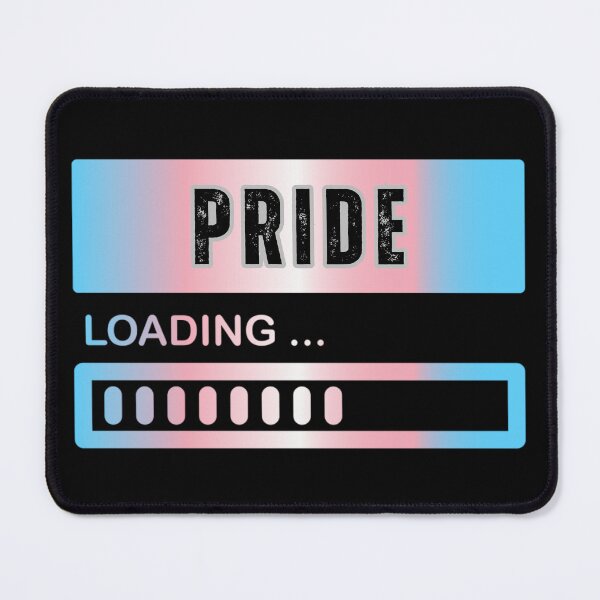 Item preview, Pride Loading, Transexual pride flag graphic, Pride Loading Graphic, 2025, Gay Pride Festival, Gay Festival, Love is love, Pride, Love wins, Rainbow Pride, designed and sold by PrideBeProud.