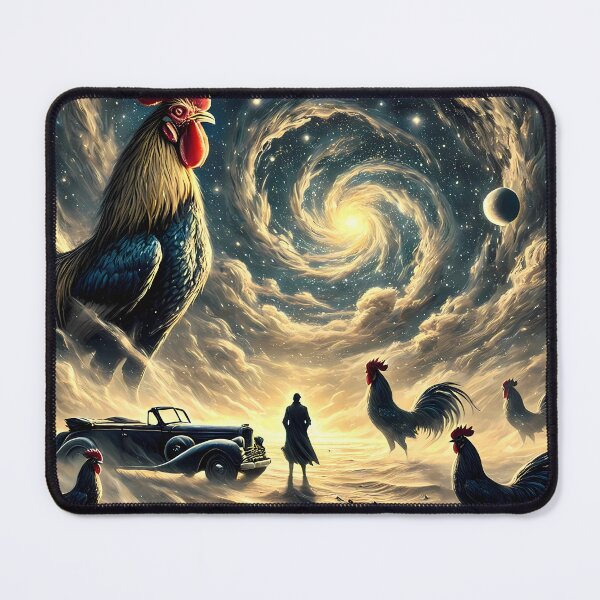 Item preview, Cosmic Roosters Unleashed designed and sold by FNORD-10111.