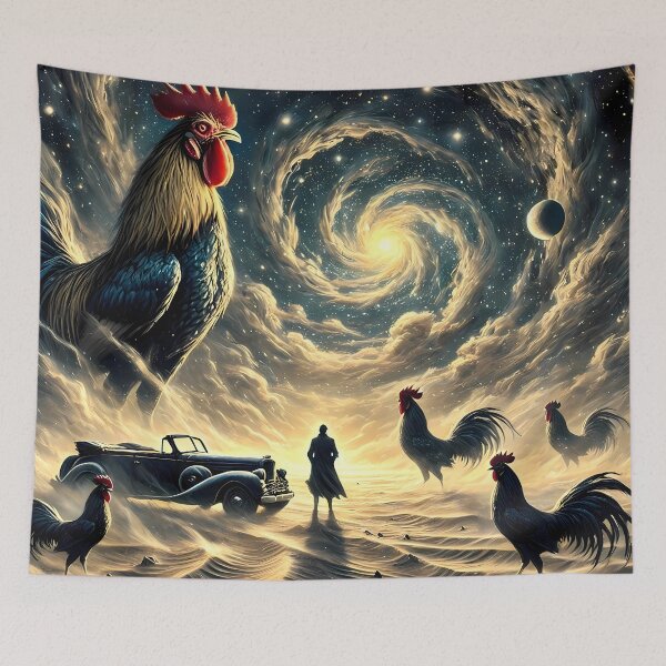 Item preview, Cosmic Roosters Unleashed designed and sold by FNORD-10111.