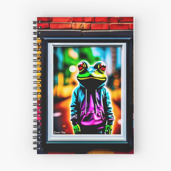 Item preview, Urban graffiti street art Frog designed and sold by Drone-tees.
