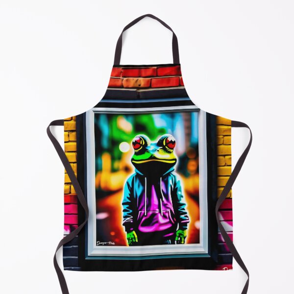 Item preview, Urban graffiti street art Frog designed and sold by Drone-tees.